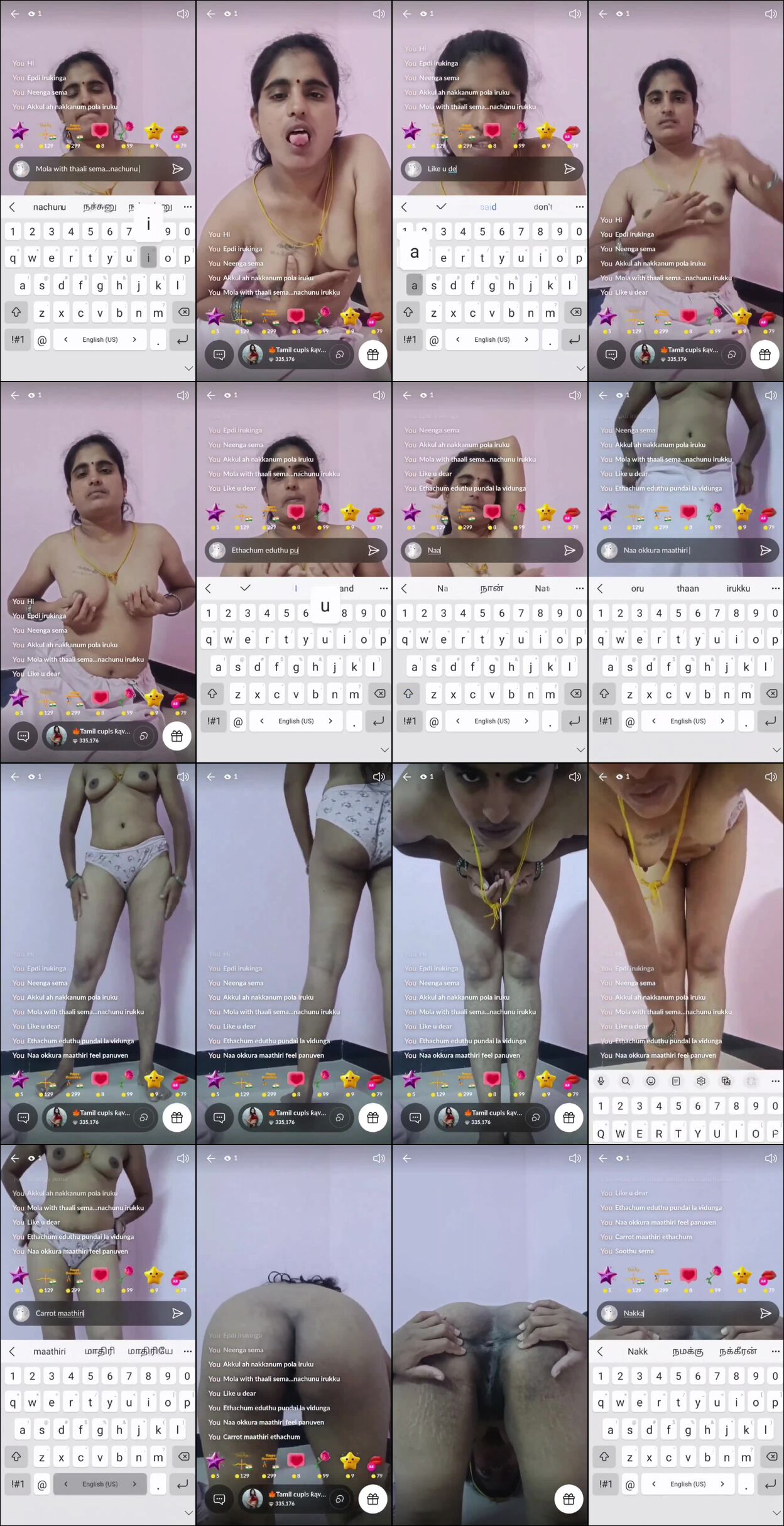 Tamil Cupls Kavi Premium 1to1 Nude show - Live Streams / Tango ...